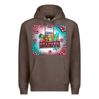 Coffee teacher life Premium Hoodie - AdoDesignShop