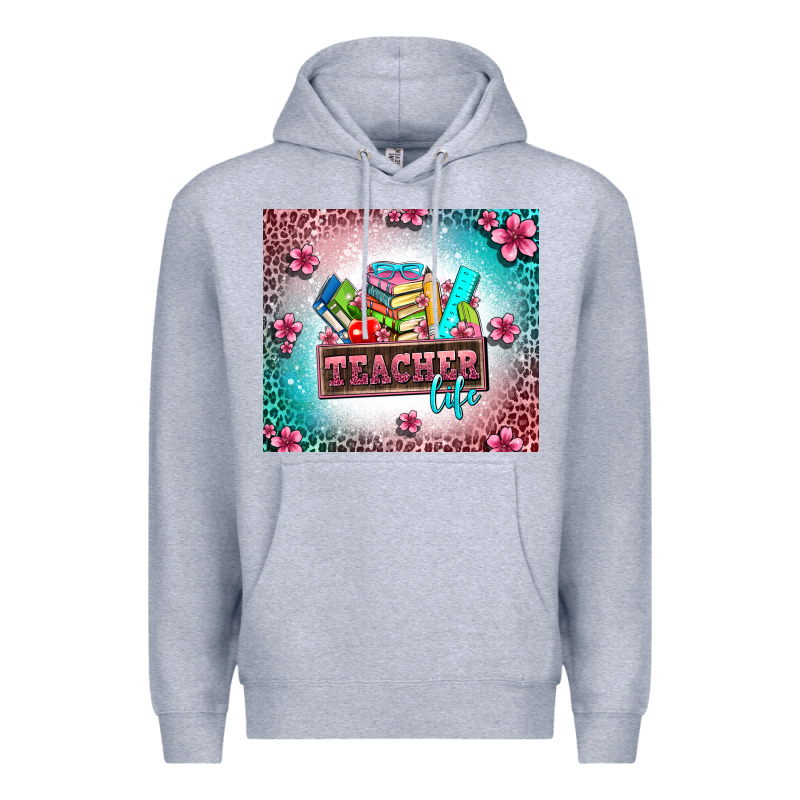 Teacher Life Premium Hoodie by AdoDesignShop | Teevron