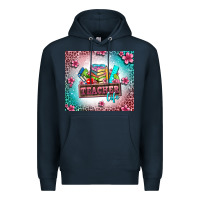 Navy teacher life Premium Hoodie - AdoDesignShop