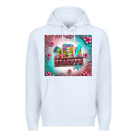 White teacher life Premium Hoodie - AdoDesignShop