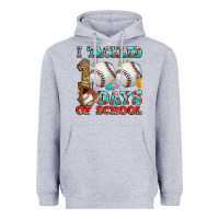 Heather Grey i tackled 100 days of school baseball Heavyweight Hoodie - Zillion Design Studio