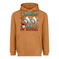 Meerkat i tackled 100 days of school baseball Heavyweight Hoodie - Zillion Design Studio