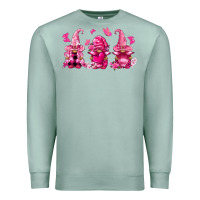 Seafoam breast cancer gnomies Premium Sweatshirt - FaDigitalArtStudio