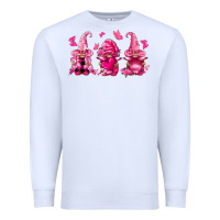 White breast cancer gnomies Premium Sweatshirt - FaDigitalArtStudio
