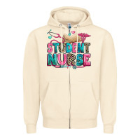 Sandshell student nurse Zipper Hoodie - Zillion Design Studio