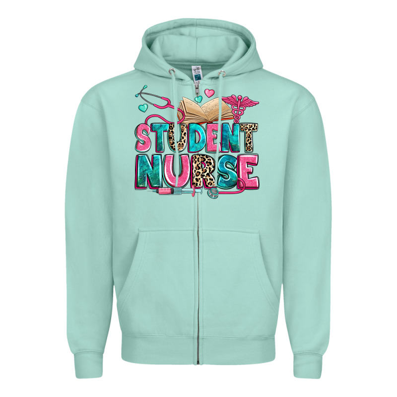 Student Nurse Zipper Hoodie by Zillion Design Studio | Teevron