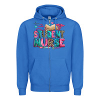 True Royal student nurse Zipper Hoodie - Zillion Design Studio