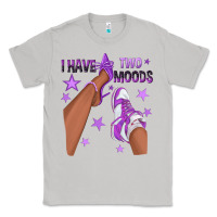 Moon Dust Purple I Have Two Moods Afro Girl Sneakers Classic Tee - texasbilliewilder