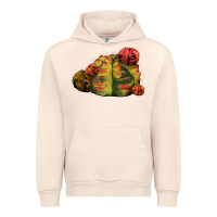 Sandshell Gymnocalycium Variegated Cactus Urban Hoodie - LillyAllenDesigns