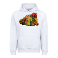 White Gymnocalycium Variegated Cactus Urban Hoodie - LillyAllenDesigns