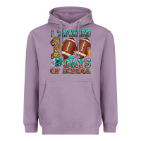Lavender i tackled 100 days of school american football Heavyweight Hoodie - Zillion Design Studio