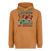 Meerkat i tackled 100 days of school american football Heavyweight Hoodie - Zillion Design Studio
