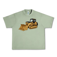 Oil Green bulldozer Urban Heavy Tee - Artiststas