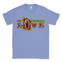Colony Blue Love Lady Of Guadalupe Classic Tee - RanaPortraitStore