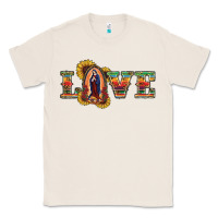 Natural Love Lady Of Guadalupe Classic Tee - RanaPortraitStore