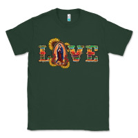 Sports Green Love Lady Of Guadalupe Classic Tee - RanaPortraitStore