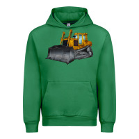 Emerald Bulldozer Urban Hoodie - LillyAllenDesigns