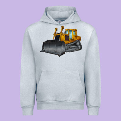 Bulldozer Urban Hoodie Designed By Lillyallendesigns