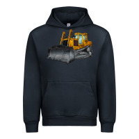 Navy Bulldozer Urban Hoodie - LillyAllenDesigns