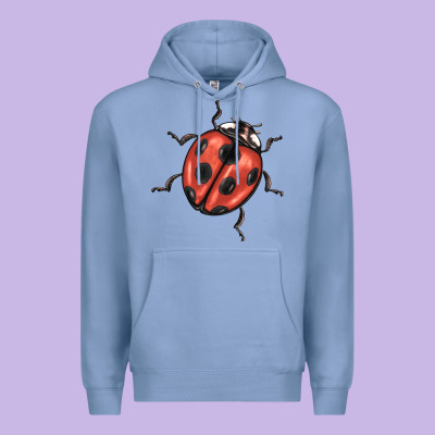 Ladybug Premium Hoodie Designed By Barkaloodesign