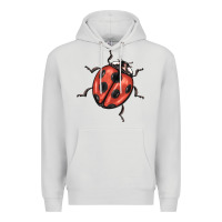 Dove Grey ladybug Premium Hoodie - BarkalooDesign