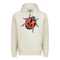 Oatmeal Heather ladybug Premium Hoodie - BarkalooDesign