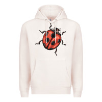 Pale Pink ladybug Premium Hoodie - BarkalooDesign