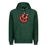 Sports Green ladybug Premium Hoodie - BarkalooDesign