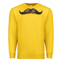 Lemon brown moustache fa element Premium Sweatshirt - FaDigitalArtStudio
