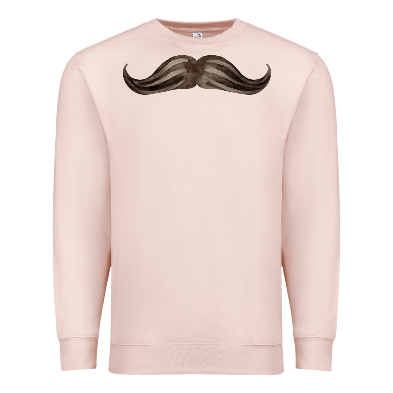 Brown Moustache Fa Element Premium Sweatshirt by FaDigitalArtStudio | Teevron