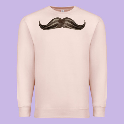Brown Moustache Fa Element Premium Sweatshirt Designed By Fadigitalartstudio