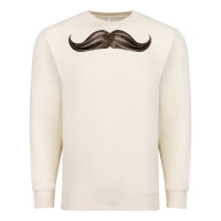 Sandshell brown moustache fa element Premium Sweatshirt - FaDigitalArtStudio