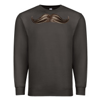Smoke brown moustache fa element Premium Sweatshirt - FaDigitalArtStudio