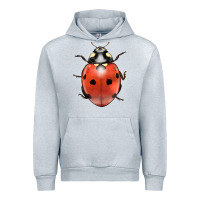 Heather Grey lady bug Urban Hoodie - LillyAllenDesigns