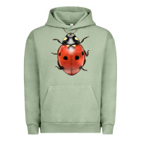 Pigment Oil Green lady bug Urban Hoodie - LillyAllenDesigns