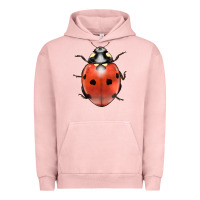 Pigment Salmon lady bug Urban Hoodie - LillyAllenDesigns