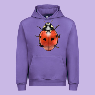 Lady Bug Urban Hoodie Designed By Lillyallendesigns
