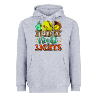 Heather Grey friday night lights softball Heavyweight Hoodie - Zillion Design Studio