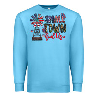 Ocean Blue small town gail usa Premium Sweatshirt - CowhideDigitalArt