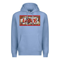 Colony Blue love ladybug    license plate template Premium Hoodie - BarkalooDesign