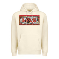 Sandshell love ladybug    license plate template Premium Hoodie - BarkalooDesign