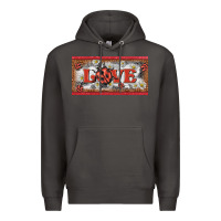 Smoke love ladybug    license plate template Premium Hoodie - BarkalooDesign