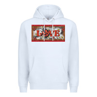 White love ladybug    license plate template Premium Hoodie - BarkalooDesign