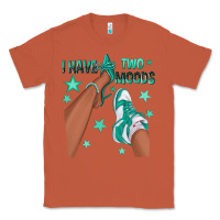 Copper Teal I Have Two Moods Afro Girl Sneakers Classic Tee - texasbilliewilder