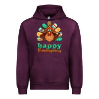 Mauve Wine happy thanksgiving turkey Urban Hoodie - Jasminsmagicworld