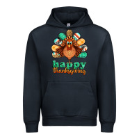 Navy happy thanksgiving turkey Urban Hoodie - Jasminsmagicworld