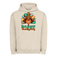 Pigment French Oak happy thanksgiving turkey Urban Hoodie - Jasminsmagicworld
