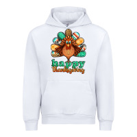 White happy thanksgiving turkey Urban Hoodie - Jasminsmagicworld