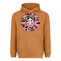Meerkat pink leopard sunflower cow Heavyweight Hoodie - RanaPortraitStore