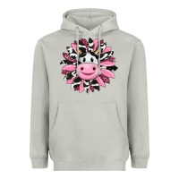 Moon Dust pink leopard sunflower cow Heavyweight Hoodie - RanaPortraitStore